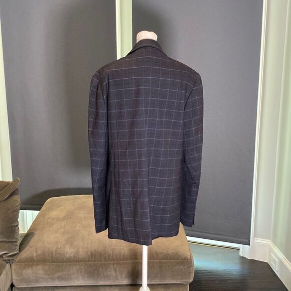 Men’s Plaid 2 Piece Suit Single Breasted One Button Size 40 Jacket 38 Pants NWT - Picture 4 of 12